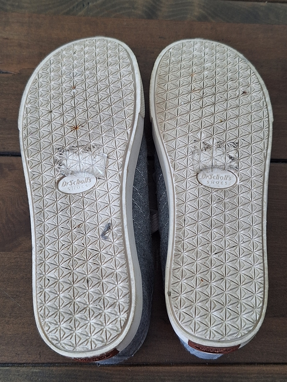 Womens Grey Casual Canvas Sneakers - Comfortable Everyday Shoes - Picture 4 of 4